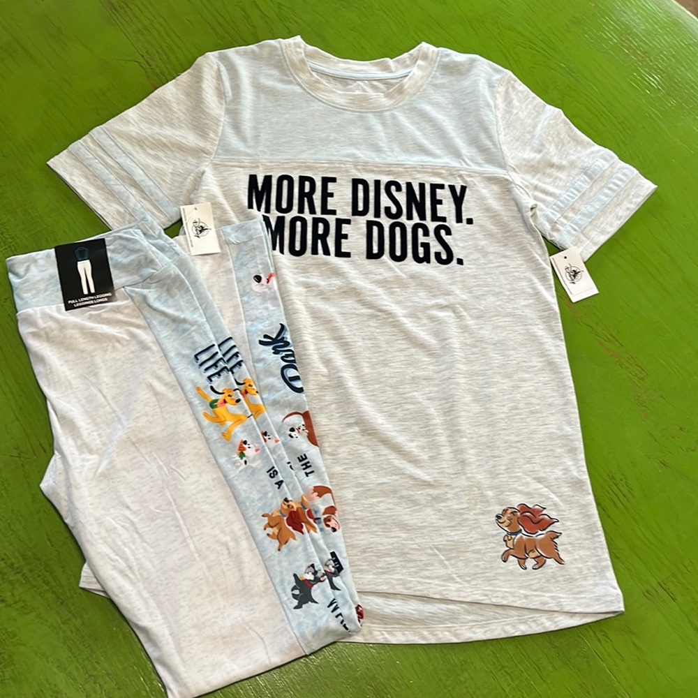 Disney authentic original top with leggings New with tags XS
